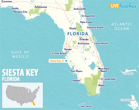 Map Of Siesta Key Florida Asloml