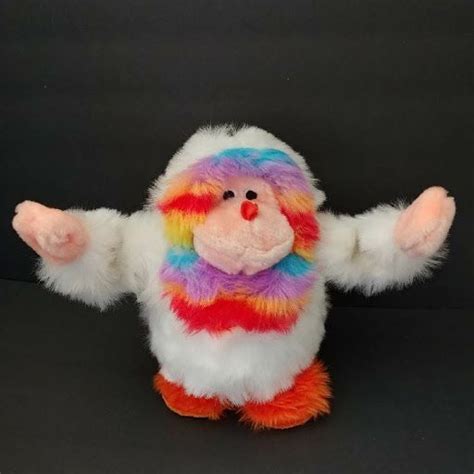 Baby Bach White Rainbow Gorilla Rainbow Colors Toy Chest Plush