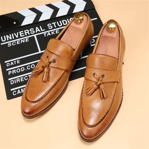 Buy clothes online, shoes online, and fashion accessories. Luxury Brand Mens Pointed Toe Dress Shoes Famous Loafer ...