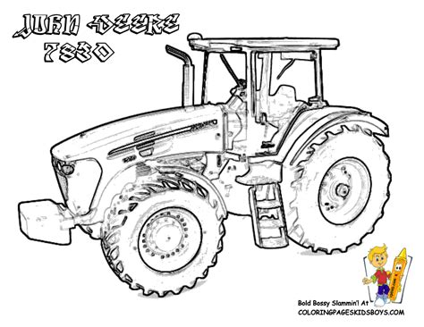 Tractor Coloring Pages John Deere Coloring Home The Best Porn