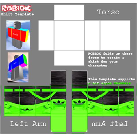 Similar with roblox shirt template png. Roblox Shirt Template Green | Roblox.com Catalog