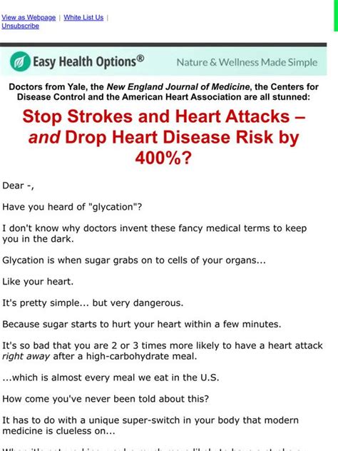 The Lifesaver Heart Surgeons Wont Tell You About Stop Strokes And