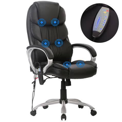 massage chair ergonomic office chair desk pu leather computer chair task rolling swivel