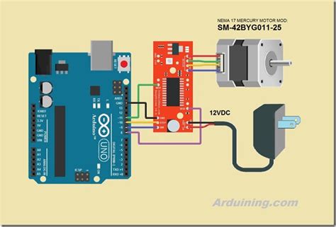 Using Bipolar Stepper Motors With Arduino And Easy Driver Arduining