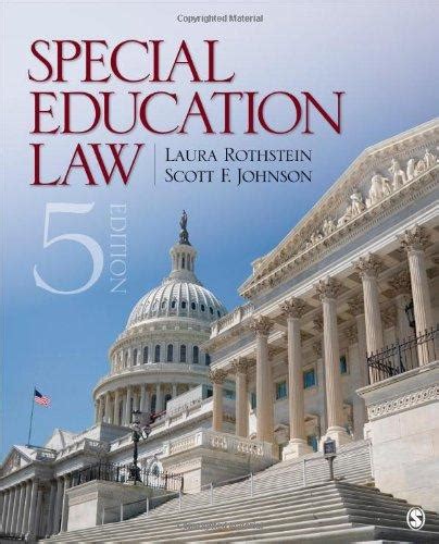 Special Education Law Fifth Edition Edition Rent 9781452241098