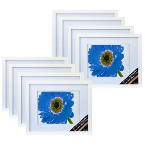 Buy In Bulk 8 Pack White Gallery Wall Frame With Double Mat Airfloat