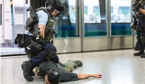 Hong Kong Police Take Down ‘lone Wolf Attacker In Mtr Station Anti