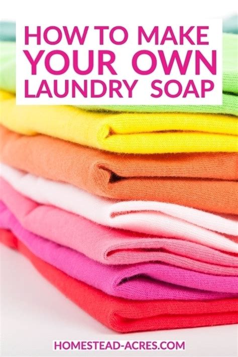 How To Make Homemade Laundry Soap Powder Or Liquid Homestead Acres