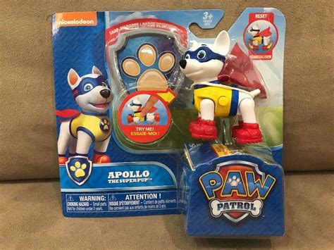 Paw Patrol Apollo The Super Pup Action Pup And Badge New 1900099410