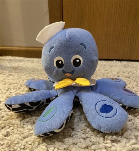 Baby Einstein Stuffed Musical Blue Octopus Developmental Activity Toy