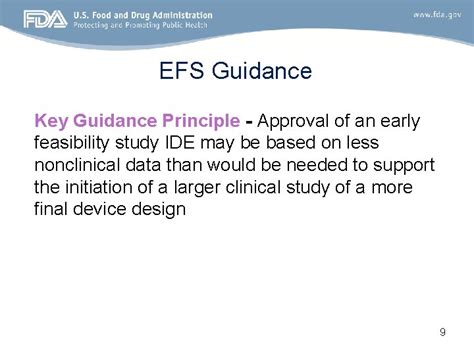 The Fda Early Feasibility Study Efs Program Update