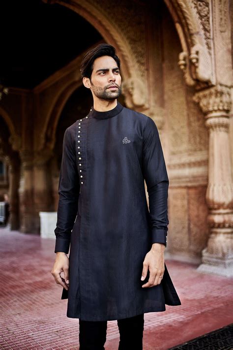 Man Eid Kurta Pajama Design Eid Collocation Man Kurta Neck Design
