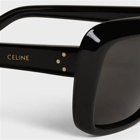 oversized sunglasses in acetate celine official website