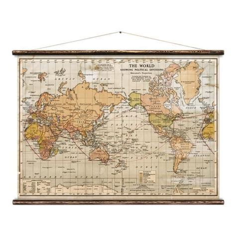 Political Wall Map Of The World Finely Detailed Lamin