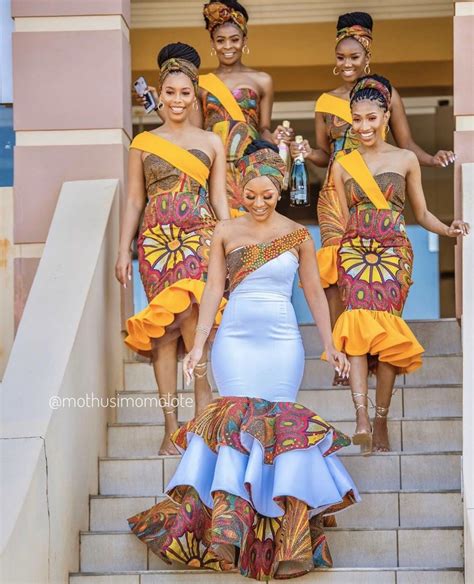 African Fabric Traditional African Clothing African Bridesmaid Dresses African Traditional