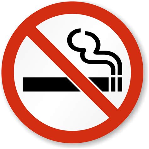 Printable No Smoking Signs Free Clipart Best