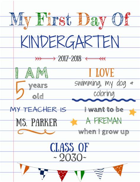 Editable First Day Of School Signs To Edit And Download For Free