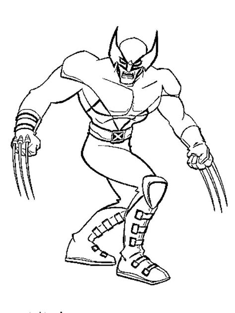You can comment, issues or maybe you want to give us suggestion, just let us know it. X-man Wolverine Coloring Pages | Gambar