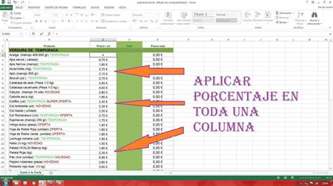 Cómo Sacar O Calcular El Porcentaje En Excel De Varias Celdas O Entre