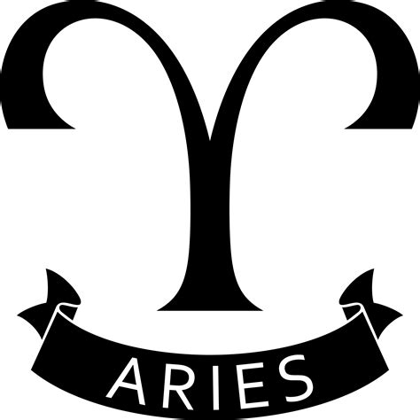 Signo De Aries Símbolo Del Horóscopo Icono De La Astrología