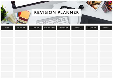 Study Planner Printable Revision Planning Weekly Exam Etsy Creating