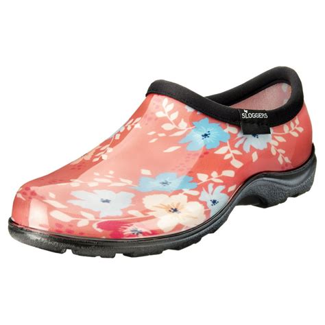 Sloggers Sloggers 5120ffncl07 Size 7 Womens Coral Floral Fun Print