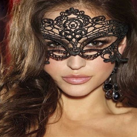 Hot Diaries Style Catwoman Mask Black Women Sexy Lace