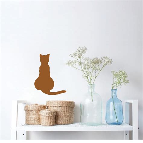 Cat Wall And Window Decal Sticker Cat Vinyl Vector Mural For The Home