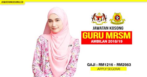 We did not find results for: Permohonan Guru MRSM 2019/2018 Dibuka!!!