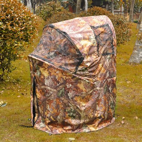 Portable Hunting Ground Blind Tent Real Tree Camo Hunt