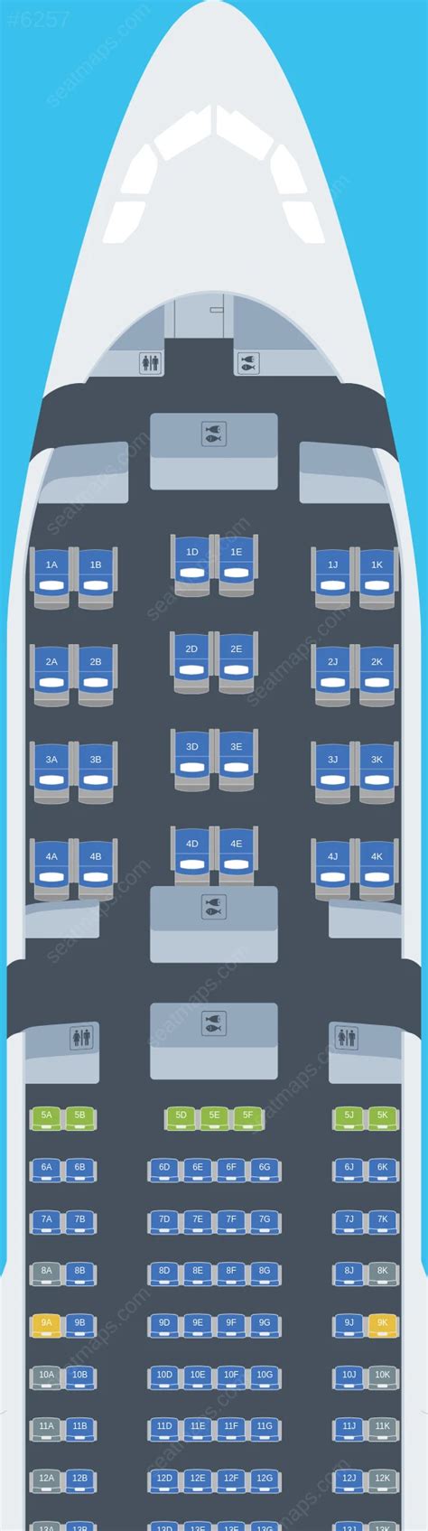 Turkish Airlines Airbus A Seat Map Updated Find The Best