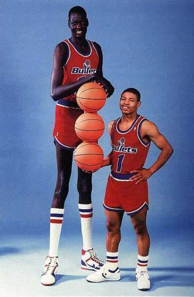 We Had The Two Tallest Players As Well Manute Bol And Gheorghe Muresan