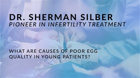 What Are Causes Of Poor Egg Quality In Young Patients Youtube