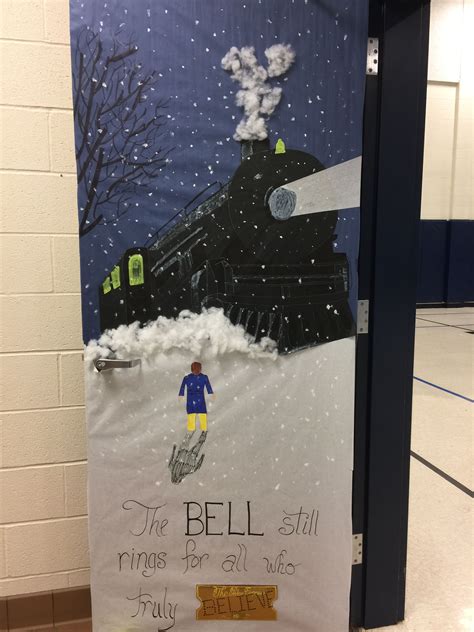 Polar Express Door Idea Christmas Classroom Door Christmas Door