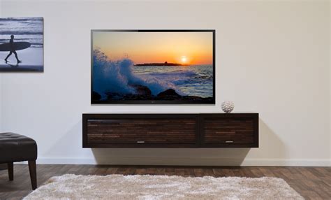 Floating Media Console A Way To Display Your Tv With Pride Homesfeed
