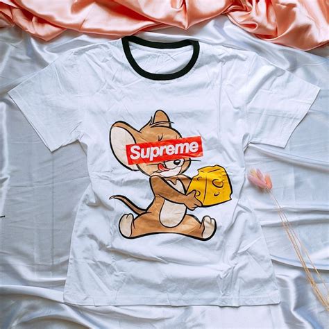 Jual Kaos Lucu Oversize Lucu Tom And Jerry Chesse Fit To Xl Indonesia