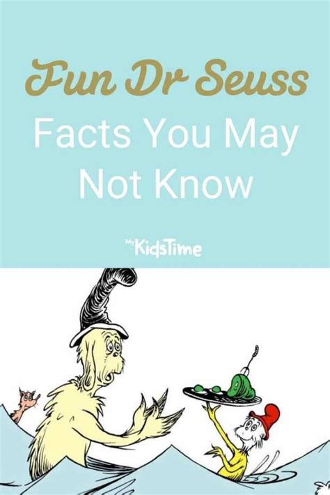 Fun Dr Seuss Facts You May Not Know
