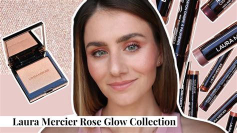 Laura Mercier Rose Glow Collection Review Swatches And Try On