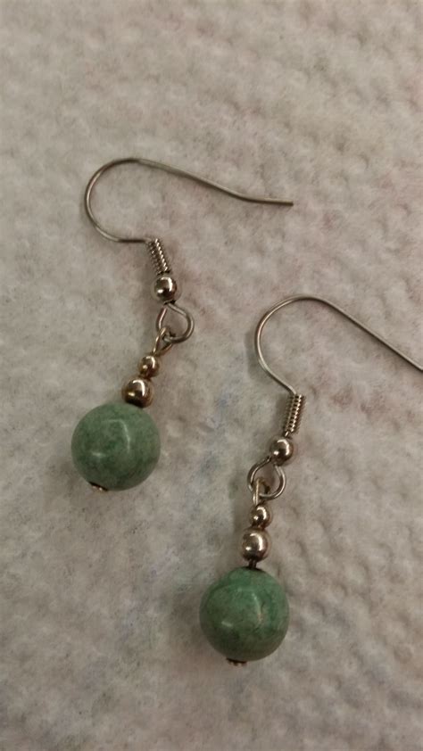 Green Turquoise 7 Sell Or Trade Green Turquoise Drop Earrings
