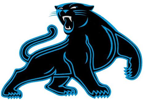 Panther Logo Clip Art Carolina Panthers New 2 Custom Full Clipartix