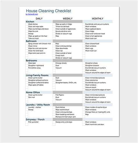 house cleaning checklist  cleaning tips  tricks