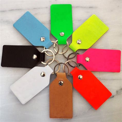 Personalised Leather Key Fob By Stabo