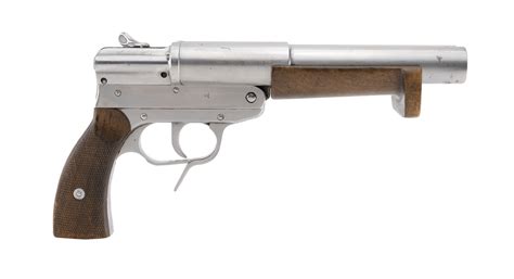 Rare German Kreigsmarine Sld Double Barrel Flare Pistol For Sale