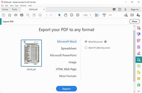 Moyens De Convertir Un Fichier Pdf En Word Sur Windows Et Mac