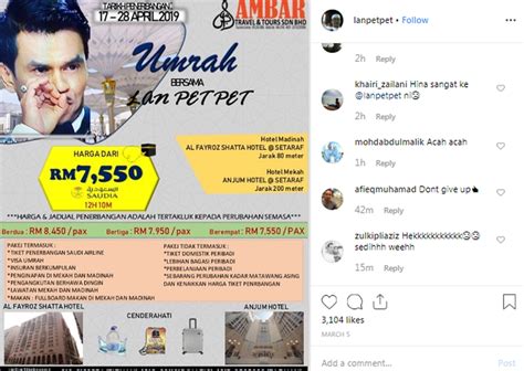 Lan pet pet to take guard he assaulted to perform umrah. Umrah bersama Lan Pet Pet ditunda gara-gara tiada sambutan - Soya Lemon