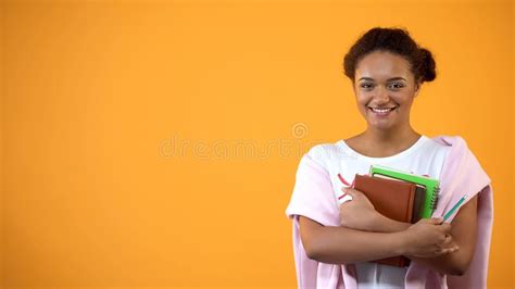 Student Girl With Books And A Pencil Stock Image Image Of Adult