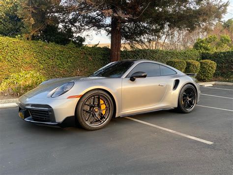 Porsche 2022 992 Turbo S With Hre Hx1 Carbon Wheels And Techart Exhaust
