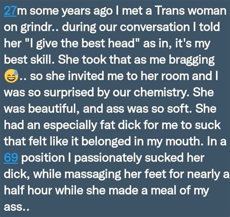 Pervconfession On Twitter He Loved Sucking A Trans Woman