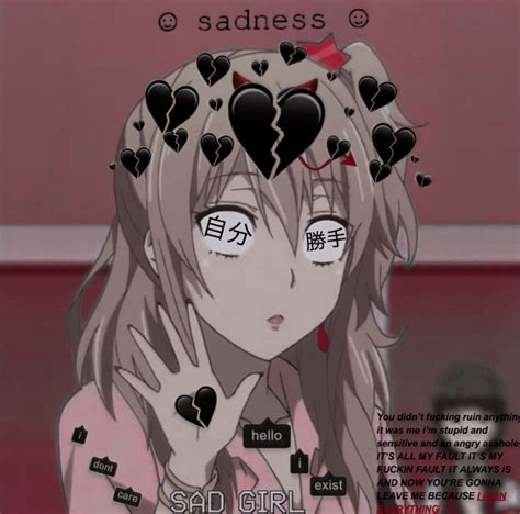 Anime Girl Edit Sad