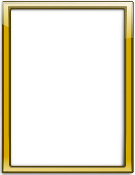 Glass Frame Gold Vertical Pageframesmoreframes